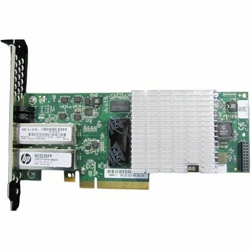 Hp 593742-001 Network Cards Hpe-imsourcing Nc523sfp 10gb 2-port Server Adapter - Pci Express X8 - Optical Fiber, Twinaxial - Ful 593742001 