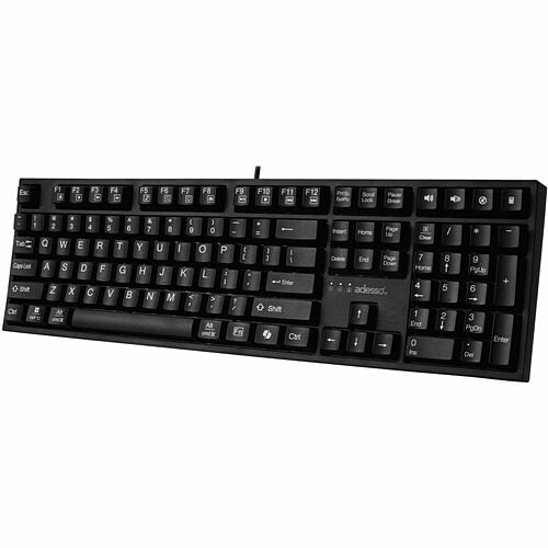 Adesso AKB-670UB Keyboards & Keypads Adesso Multi-os Mechanical Keyboard With Copilot Ai Hotkey - Cable Connectivity - Usb Interface - 10 Akb670ub 783750013185