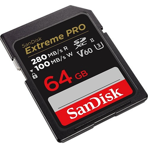Sandisk SDSDXEP-064G-GN4IN Memory Cards Sandisk Extreme Pro, 64gb, Uhs-ii, V60 Sdsdxep-512g-gn4in, C10, U3, R280/w150mb/ (sdsdxep-064g-gn4in Sdsdxep064ggn4in 619659202125