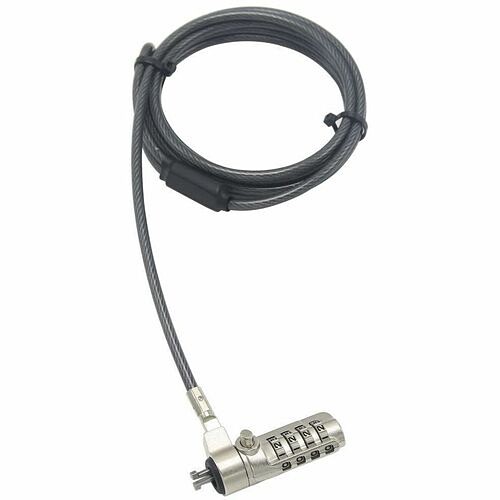 4xem 4XLAPLOCKEKSTAA Cable Locks 4xem Kensington Laptop Combination Lock - Taa Compliant - Resettable - 4-digit - Combination Lock -  841567005172