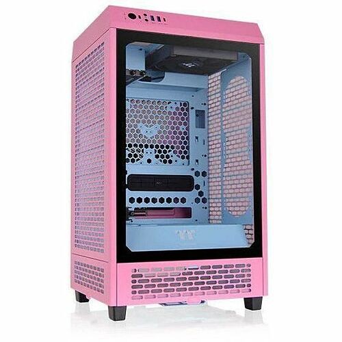 Thermaltake CA-1X9-00SAWN-00 Computer Cases Thermaltake The Tower 200 Bubble Pink Mini Chassis - Mini-tower - Bubble Pink - Tempered Glass - Min Ca1x900sawn00 841163093214