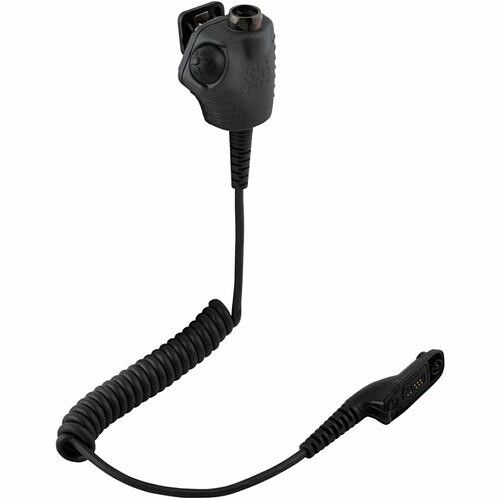 3m FL4063-02 Headset/Headphone Add-ons Peltor Nato Wired Small Ptt Adapter - Motorola Apx/xpr - Black For Headset (fl4063-02) Fl406302 