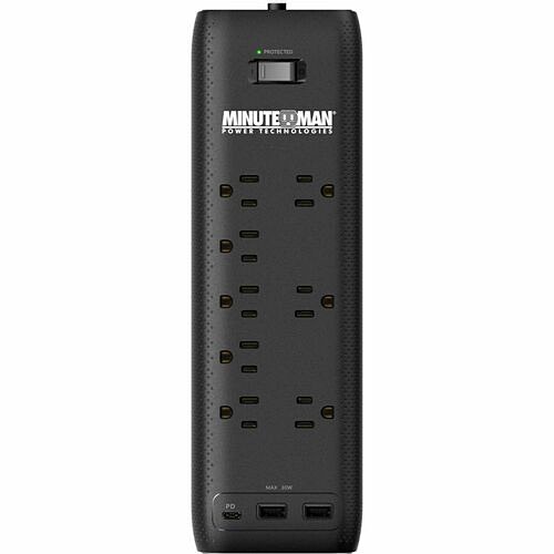 Minuteman MMS-STP8U3 Surge Protectors Minuteman Mms-stp8u3 8-outlets Surge Suppressor/protector - Computer, Desktop Computer, Printer, Not Mmsstp8u3 784755157157