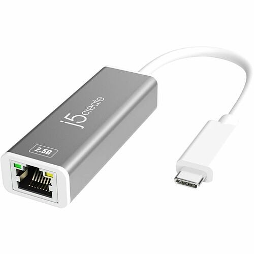 J5create JCE145 Network Cards J5create Usb-c To 2.5g Ethernet Adapter - Usb 3.1 Type C - 2.50 Gbit/s Data Transfer Rate - 1 Port(s 