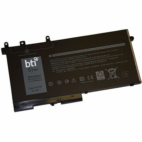Battery Technology 451-BBZT-BTI Batteries Bti 451-bbzt-bti 11.4v 51whr Li-ion Battery 083xpc, 4yfvg, Djwgp, 093ftf, 83xpc, 451-bbzt, 93ftf, 45 451bbztbti 886734895934