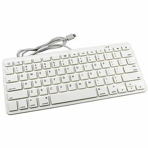Imicro YBK-S0808 Keyboards & Keypads Ybk-s0808 Mfi Certified 8-pin Apple Keyboard For Iphone And Ipad (white) Ybks0808 841106105554