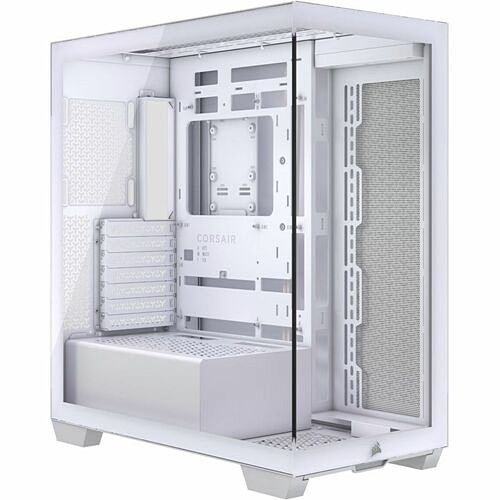 Corsair CC-9011277-WW Computer Cases Corsair 3500x Mid-tower Pc Case - White - Mid-tower - White - Tempered Glass - Eatx, Mini Itx, Micro Cc9011277ww 840006686040