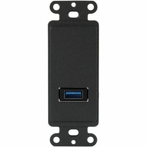 Enet Components MOFO-PT-WD1W Faceplates & Mounting Boxes Techlogix Networx Hdmi And Usb Wallplate Insert For Mofo Fiber Technology, 1 Port, White - 1 X Total Mofoptwd1w 816927026500