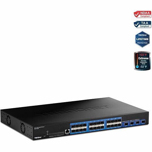Trendnet TL2-F70284 Switches & Bridges 28-port Layer 2 Managed Sfp Switch With 10g Sfp+ Ports (tl2-f70284) Tl2f70284 710931140996