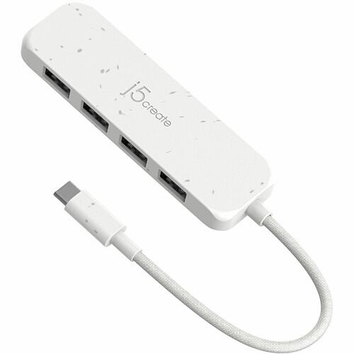 J5create JCH341EW USB/Firewire Adapters J5create Jch341e Eco-friendly Usb-c To 4-port Type-a Gen 2 Hub - Usb Type C - 1.25 Gb/s - Desktop, N 847626006807