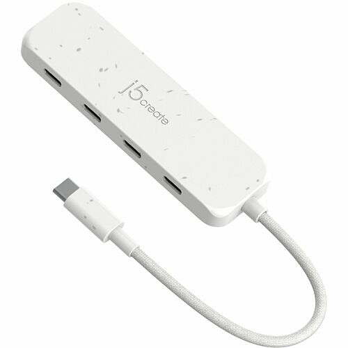 J5create JCH345EW USB/Firewire Adapters J5create Jch345e Eco-friendly Usb-c To 4-port Type-c Gen 2 Hub - Usb Type C - 1.25 Gb/s - Notebook,  847626006869