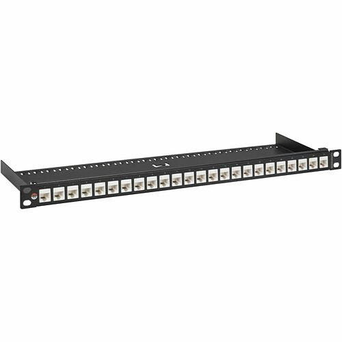 Rackmount It AC-PP1-BLK Patch Panels Patchpanel 24 Port - 2/3u - Bla - Frame - White Couplers (ac-pp1-blk) Acpp1blk 8720297440090