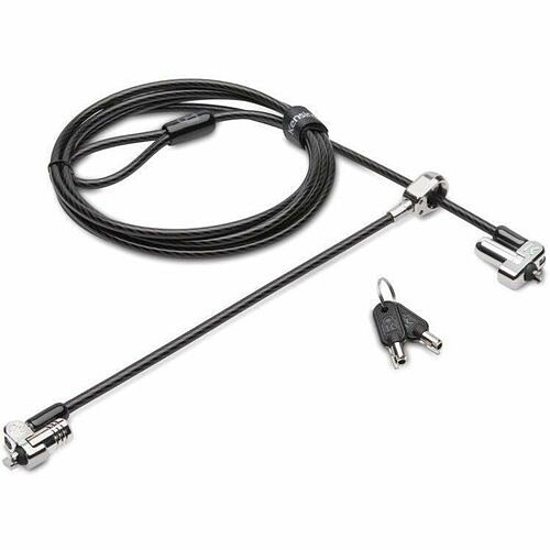 Kensington K67995TAA Cable Locks Kensington N17 Keyed Dual Head Laptop Lock For Dell Devices - Taa - Patented T-bar/key Lock - Carbon 085896679950