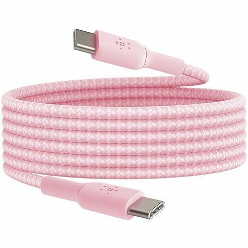 Belkin CAB004BT2MPK Cables Belkin Boostcharge Braided Usb-c To Usb-c Cable - 6.56 Ft Usb-c Data Transfer Cable For Smartphone,  745883884117