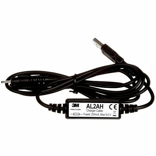 3m AL2AH Power Cords Peltor Charging Cable - For Battery, Radio - Black - 1 (al2ah) 7318640063051