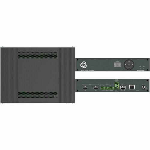 Kramer Electronics KDS-100EN Video Capturing Cards Kramer Open-standard Avoip 4k@60hz Streaming Encoder With Audio - Functions: Video Encoding, Video S Kds100en 
