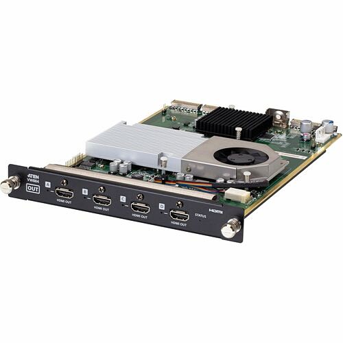 Aten VW884 Miscellaneous Devices Aten 4-port 4k Hdmi Output Board For Vw Series - 10.7" Width X 10.8" Height - Black - Metal (vw884) 672792015908