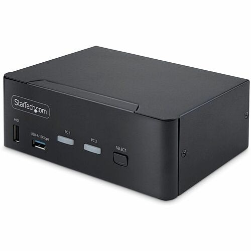 Startech P2CDD143-KVM-SWITCH KVM Switchboxes Startech.com 2-port Dual-monitor Displayport 1.4 Kvm Switch, 8k 60hz / 4k 144hz, 2x Usb 10gbps Ports P2cdd143kvmswitch 065030907712