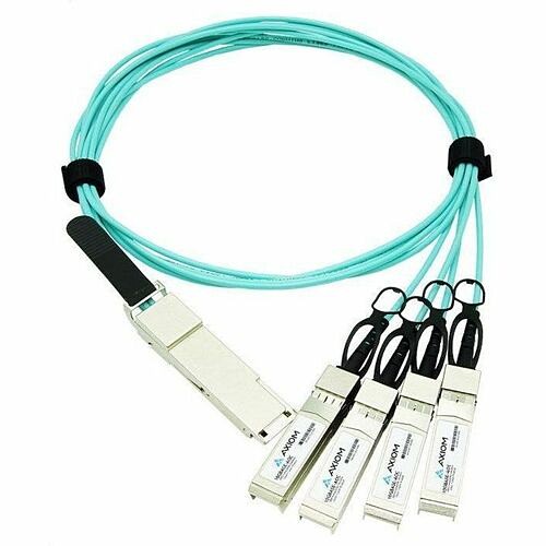 Axiom Memory AOC-QSFP-4SFP28-25G- Cables 100gbase-aoc Qsfp28 To 4 Sfp28 Active Optical Cable Dell Compatible 15m Aocqsfp4sfp2825g 198105013046
