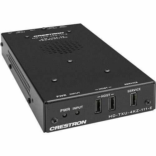 Crestron 6511923 Video Consoles/Extenders Dm Lite 4k60 4:4:4 Transmitter For Usb-c Displayport, Usb 2.0, And Ethernet Signal Extension Over Catx Cable 