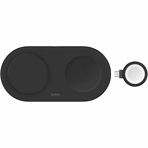 Belkin WIZ022TTBK Chargers Belkin Boostcharge Pro 3-in-1 Magnetic Wireless Charging Pad With Qi2 15w - For Iphone, Qi2-enabled  745883866403