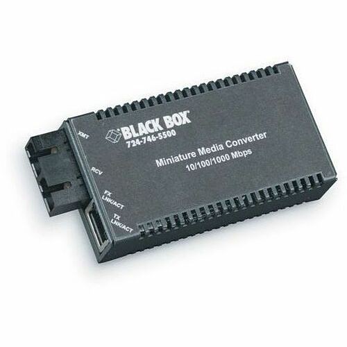 Black Box LGC125A-R4 Transceivers/Media Converters Black Box Multipower Miniature Transceiver/media Converter - 1 X Network (rj-45) - 1 X Sc Ports - Si Lgc125ar4 822088279266