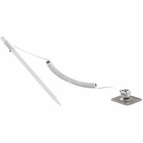 Maclocks CL01APUTL Cable Locks Maclocks Apple Pencil Secured Lock To Fixed Object - Keyed Lock - Silver, Black - 5.25 Ft - For Ipad 819472024878