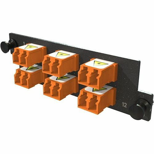 C2g HDFP-LCD12ZC-E Patch Panels Ortronics Infinium Fiber Panel - 12 Port(s) - 6 X Duplex - Optical Fiber - Orange, White (hdfp-lcd12 Hdfplcd12zce 662875027737