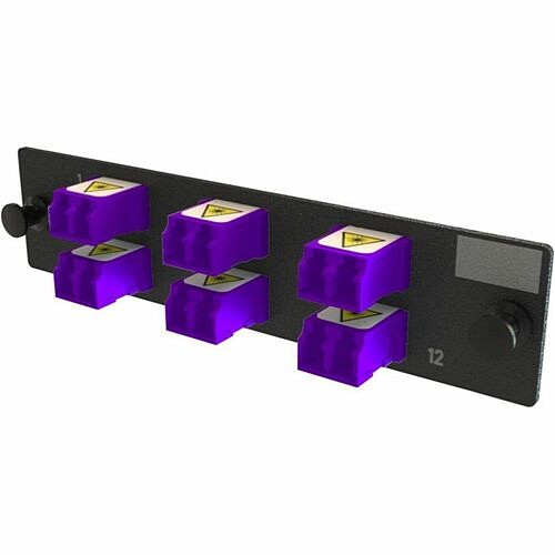 C2g OFP-LCD12ZC-F Patch Panels Ortronics Q-series Fiber Panel - 12 Port(s) - 6 X Duplex - Optical Fiber - Erica Violet (ofp-lcd12zc Ofplcd12zcf 662875028413
