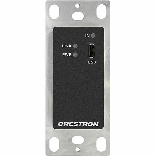 Crestron HD-TX-4KZ-111-1G-B Video Consoles/Extenders Crestron Dm Lite 4k60 4:4:4 Transmitter For Usb-c Displayport Signal Extension Over Catx Cable, Wall Hdtx4kz1111gb 