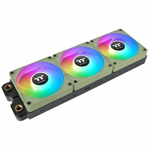 Thermaltake CL-F198-PL12MG-A Processor/Case Fans Ct120 Ex Reverse Argb Sync Pc Cooling Fan Matcha Green (3-fan Pack) Clf198pl12mga 841163094747