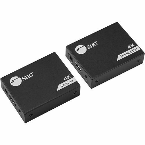 Siig CE-H28411-S1 KVM Consoles/Extenders 4k Hdmi Usb Kvm Extender Over Cat6 - Up To 230 Feet - Zero Latency - Esd Protection - Metal Housing Ceh28411s1 662774046310