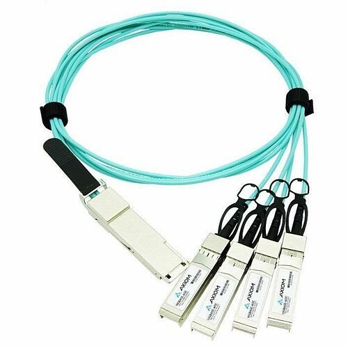 Axiom Memory R9B49A-AX Cables Axiom 400gbase-aoc Qsfp-dd To 4 Qsfp56 Active Optical Cable Hp Compatible 50m - 164.04 Ft Fiber Opti R9b49aax 198105014456