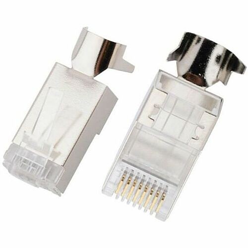 4xem 4X100PKC6AS Cable Ends/Connectors 4xem 100pk Shielded Cat6a Rj45 Ethernet Plugs/connectors - 100 Pack - 1 X Rj-45 Network - Male - Cle 841567005363