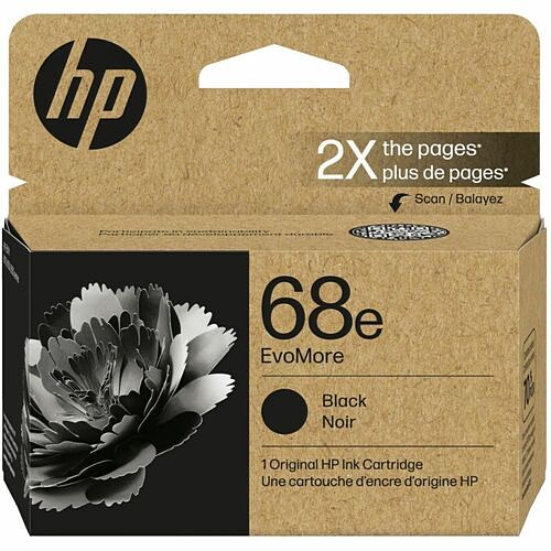 Hp 7FP22TN Toners & Ink Cartridges Hp Evomore 68e Original Inkjet Ink Cartridge - Black - 1 Pack - 320 Pages (7fp22tn) 197498996660