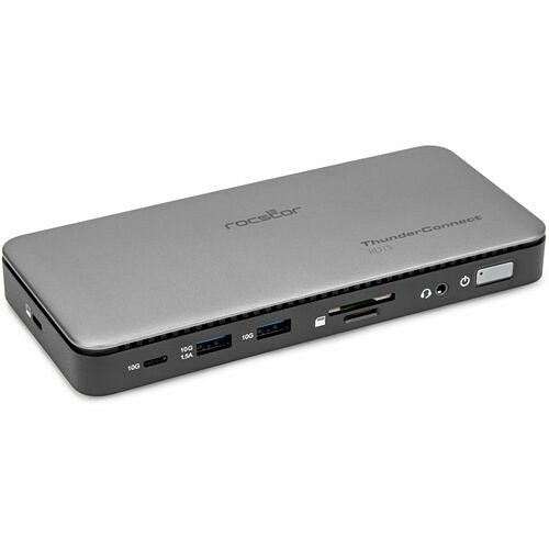 Rocstor Y10P027-S1 Docking Stations Rocstor Premium Rd15 Usb-c 11-in-1 Tripple Display Docking Station - For Notebook/tablet/monitor/hea Y10p027s1 810136920857