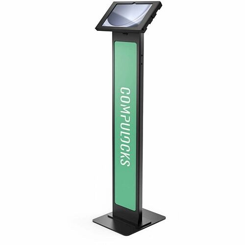 Maclocks 140B11GSWL9B Miscellaneous Kits Galaxy Tab A9+ 11in, Swell Enclosure Brandable Floor Stand - Black (140b11gswl9b) 810157342270