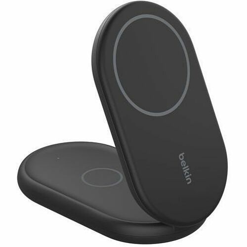 Belkin WIZ028TTBK Chargers Belkin Boostcharge 2-in-1 Magnetic Foldable Wireless Charger With Qi2 15w - For Qi2-enabled Device,  745883889891