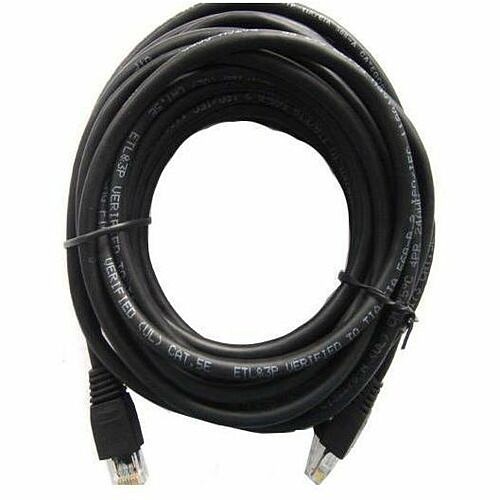 Imicro C5M-25-BKB Cables Utp-4p5e-25blk 25ft Cat5e Cable (black) C5m25bkb 841106111777