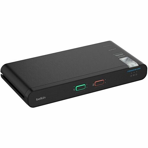 Belkin F1DN102KVM-UN4C KVM Switchboxes Belkin Cybersecurity And Secure Kvm Isoclave Red/black Secure Kvm Switch, 2-port Single Head - 1 Loc F1dn102kvmun4c 745883878543