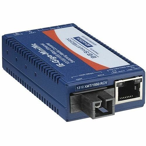 B And B Smartworx IMC-370I-SST-C Transceivers/Media Converters Advantech Imc-370i 10/100/1000mbps Miniature Media Converter - 1 X Sc Ports - Single-mode - 1310 Nm, Imc370isstc 