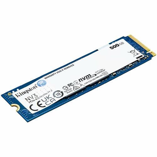 Kingston SNV3S/500G Hard Drives Kingston Nv3 500 Gb Solid State Drive - M.2 2280 Internal - Pci Express Nvme (pci Express Nvme 4.0 X Snv3s500g 740617344806