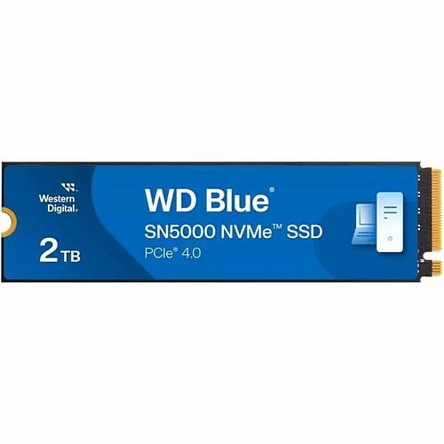 Sandisk WDS200T4B0E Hard Drives Wd Blue Sn5000 Wds200t4b0e 2 Tb Solid State Drive - M.2 2280 Internal - Pci Express Nvme (pci Expres 718037893228