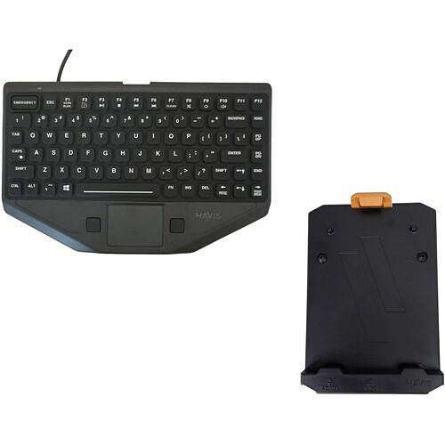 Havis PKG-KB-2001 Keyboards & Keypads Havis Keyboard - Cable Connectivity Emergency Hot Key(s) - Rugged - Docking Station, Touchscreen Mon Pkgkb2001 840056728035