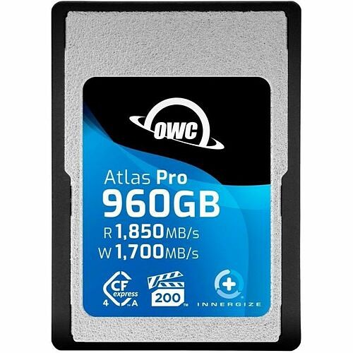 Owc OWCCFXA4P00960 Memory Cards Owc 960gb Atlas Pro Cfexpress Type A 4.0 Memory Card - Up To 1700 Mb/s Write And 1850 Mb/s Read Spee 810149209208