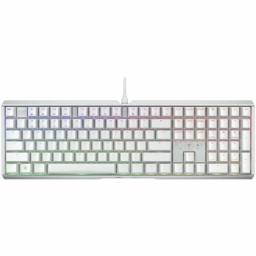 Cherry G80-3890HIAUS-0 Keyboards & Keypads Cherry Mx 3.1 Wired Gaming Keyboard - White Aluminum Housing, Mx2a Brown Rgb Switch, Abrasion Resist G803890hiaus0 840183608293