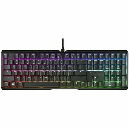 Cherry G80-3890HIAUS-2 Keyboards & Keypads Cherry Mx 3.1 Wired Gaming Keyboard - Black Aluminum Housing, Mx2a Brown Rgb Switch, Abrasion Resist G803890hiaus2 840183608231