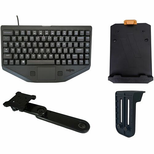 Havis PKG-KBM-1003 Keyboards & Keypads Havis Cradle - Emergency Hot Key(s) - Rugged - Docking Station (pkg-kbm-1003) Pkgkbm1003 840056728080
