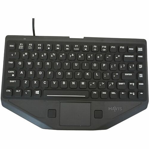 Havis KB-1002 Keyboards & Keypads Havis Rugged Keyboard Without Emergency Key - Cable Connectivity - Usb Type A Interface - 83 Key Hot Kb1002 840056728011