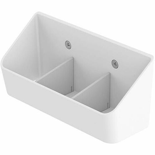 Ergotron 98-673-629 Furniture Accessories Ergotron Bin With Dividers, Horizontal T-slot Mount - 8 Oz Weight Capacity - White (98-673-629) 98673629 698833091014